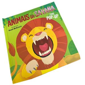 ANIMAIS DA SAVANA LIVRO POP-UP